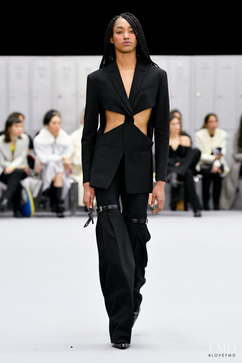 Majesty Amare featured in  the Coperni fashion show for Autumn/Winter 2022