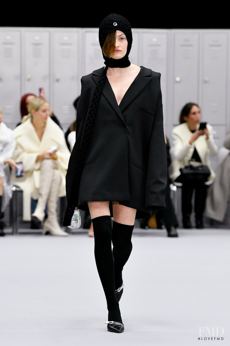 Marine Lemonnier featured in  the Coperni fashion show for Autumn/Winter 2022