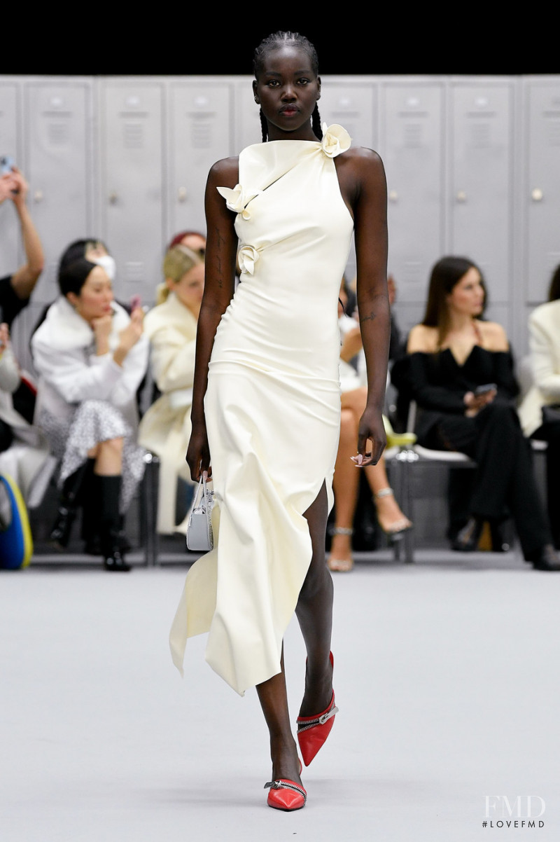 Adut Akech Bior featured in  the Coperni fashion show for Autumn/Winter 2022