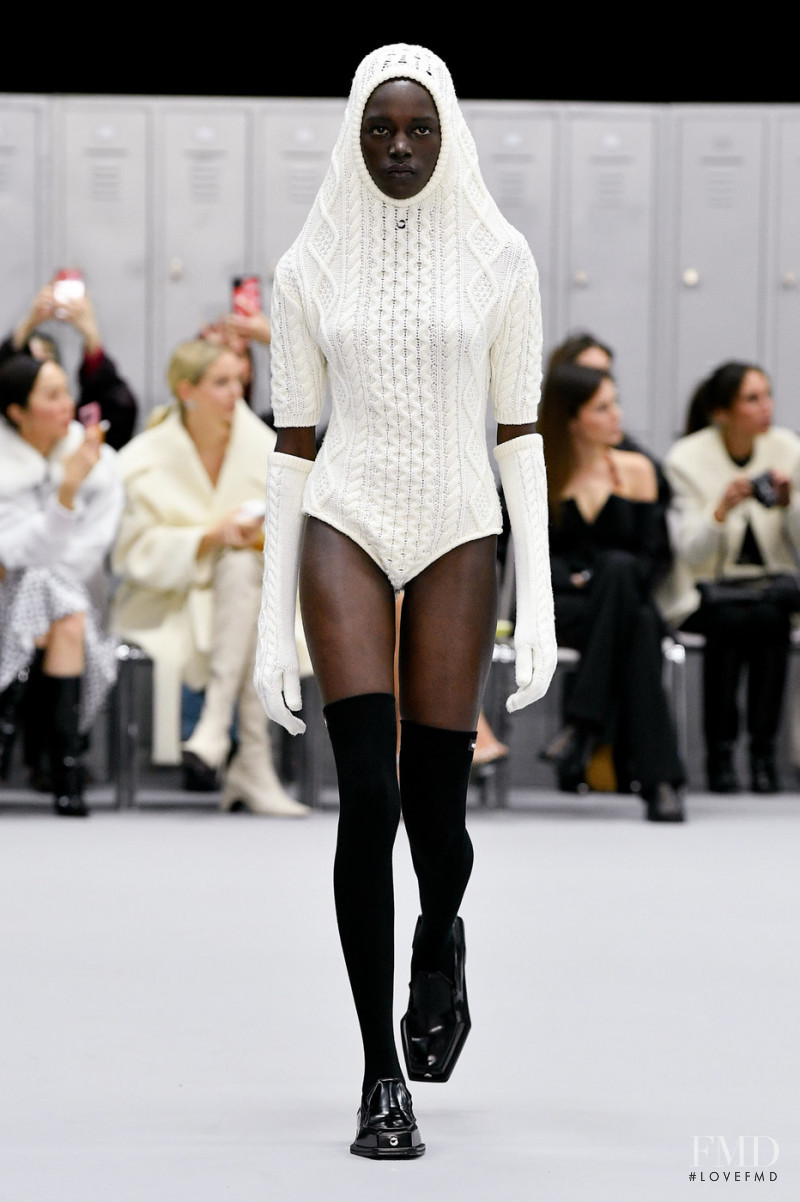 Alaato Jazyper featured in  the Coperni fashion show for Autumn/Winter 2022