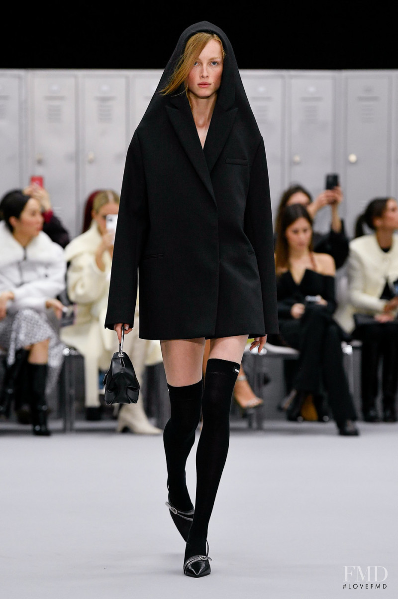 Rianne Van Rompaey featured in  the Coperni fashion show for Autumn/Winter 2022