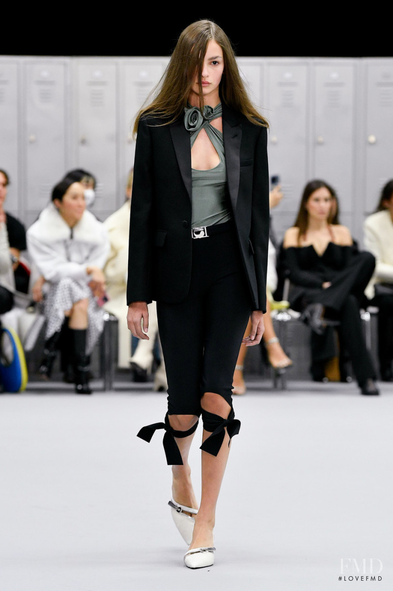 Florencia Menegazzo featured in  the Coperni fashion show for Autumn/Winter 2022