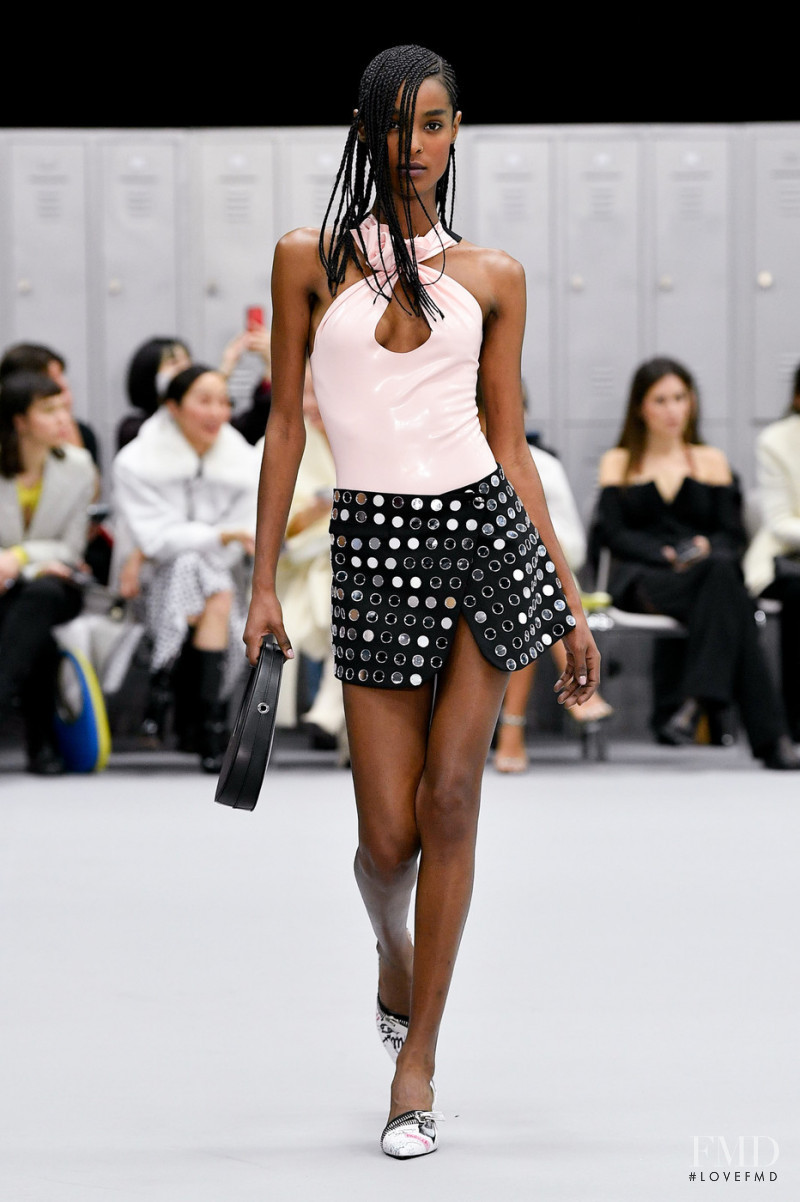 Malika Louback featured in  the Coperni fashion show for Autumn/Winter 2022