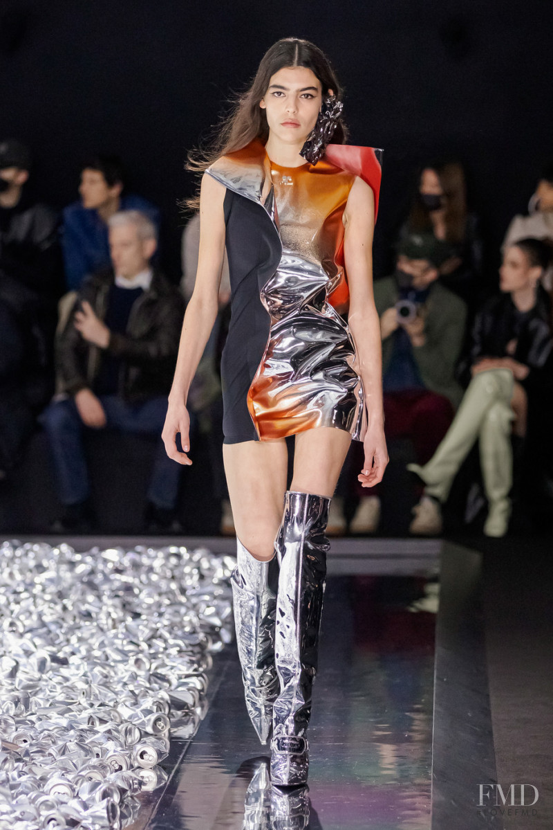 Julia Pacha featured in  the André Courrèges fashion show for Autumn/Winter 2022