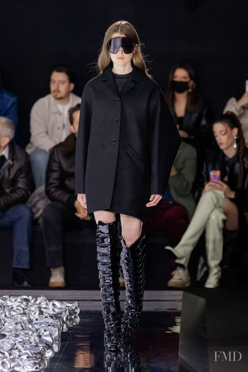 Janina Maidorn featured in  the André Courrèges fashion show for Autumn/Winter 2022