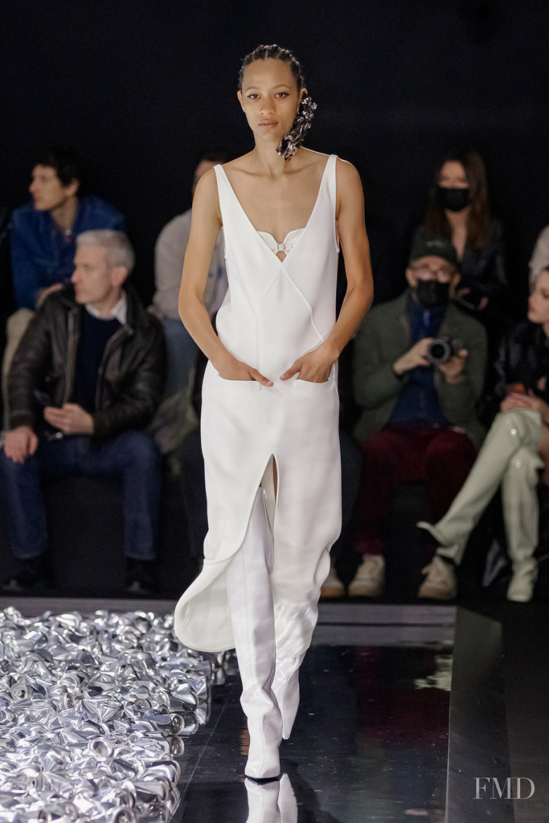 Selena Forrest featured in  the André Courrèges fashion show for Autumn/Winter 2022
