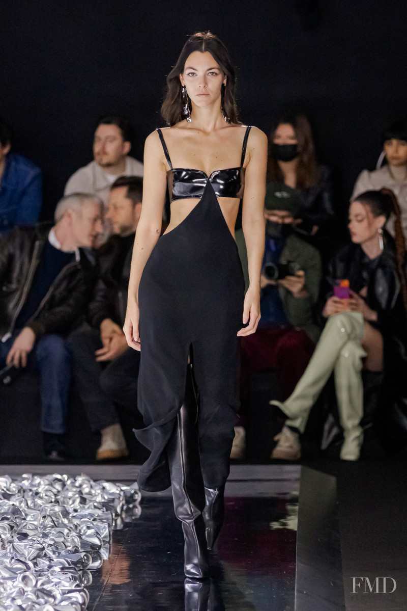 Vittoria Ceretti featured in  the André Courrèges fashion show for Autumn/Winter 2022