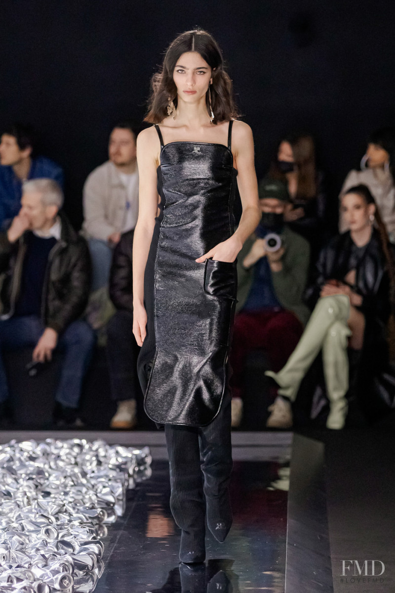 Loli Bahia featured in  the André Courrèges fashion show for Autumn/Winter 2022