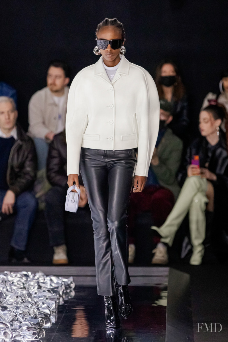 Metta Irebe featured in  the André Courrèges fashion show for Autumn/Winter 2022