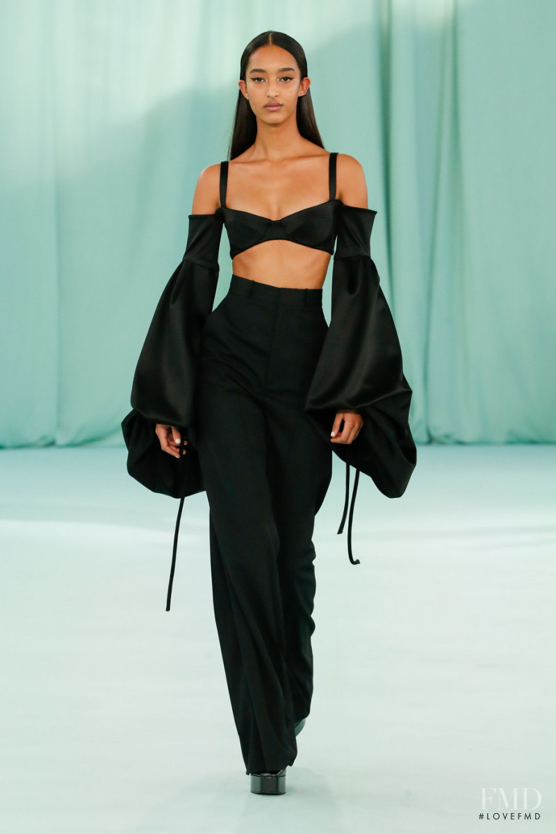 Mona Tougaard featured in  the Del Core fashion show for Autumn/Winter 2022