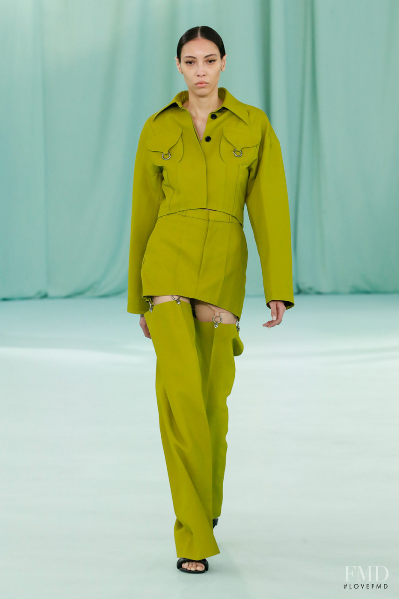 Cassi Priestley featured in  the Del Core fashion show for Autumn/Winter 2022