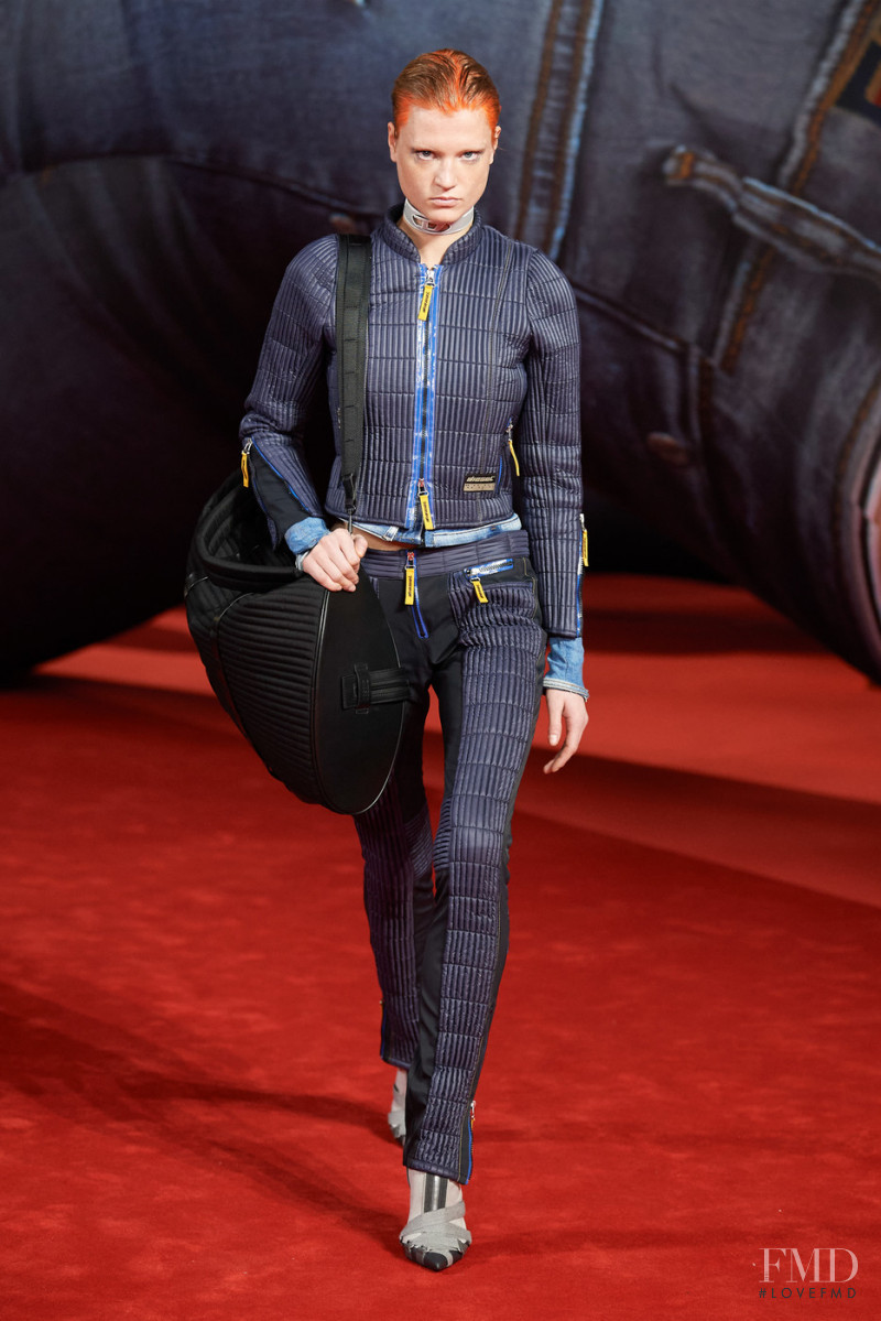 Michelle Laff featured in  the Diesel fashion show for Autumn/Winter 2022