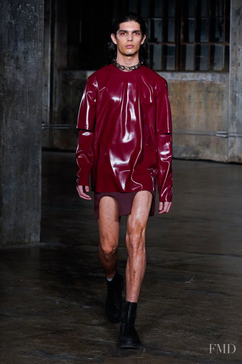 Karim Turk featured in  the Dion Lee fashion show for Autumn/Winter 2022