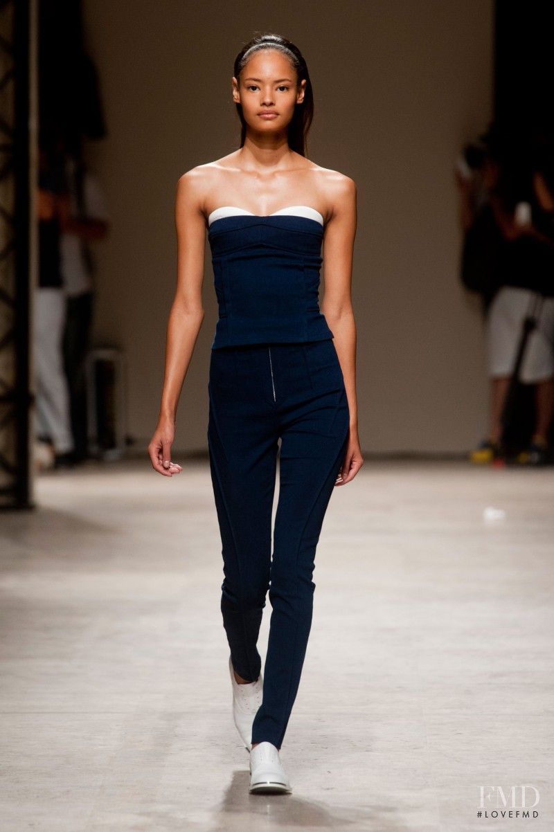 Malaika Firth featured in  the Barbara Bui fashion show for Spring/Summer 2014