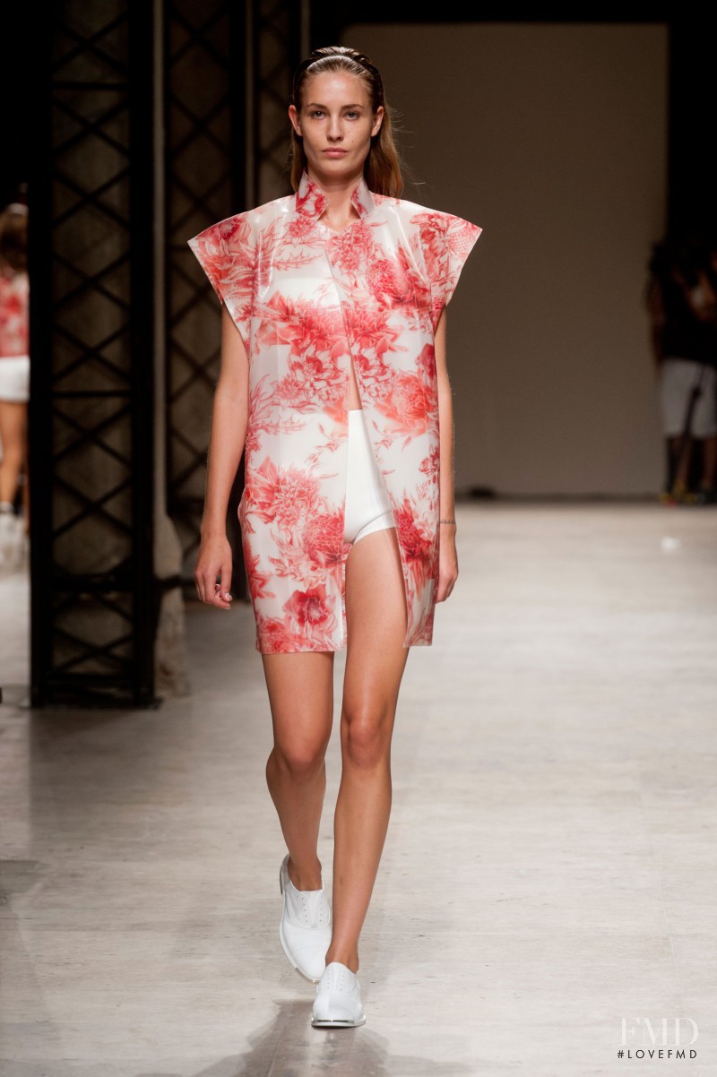 Nadja Bender featured in  the Barbara Bui fashion show for Spring/Summer 2014