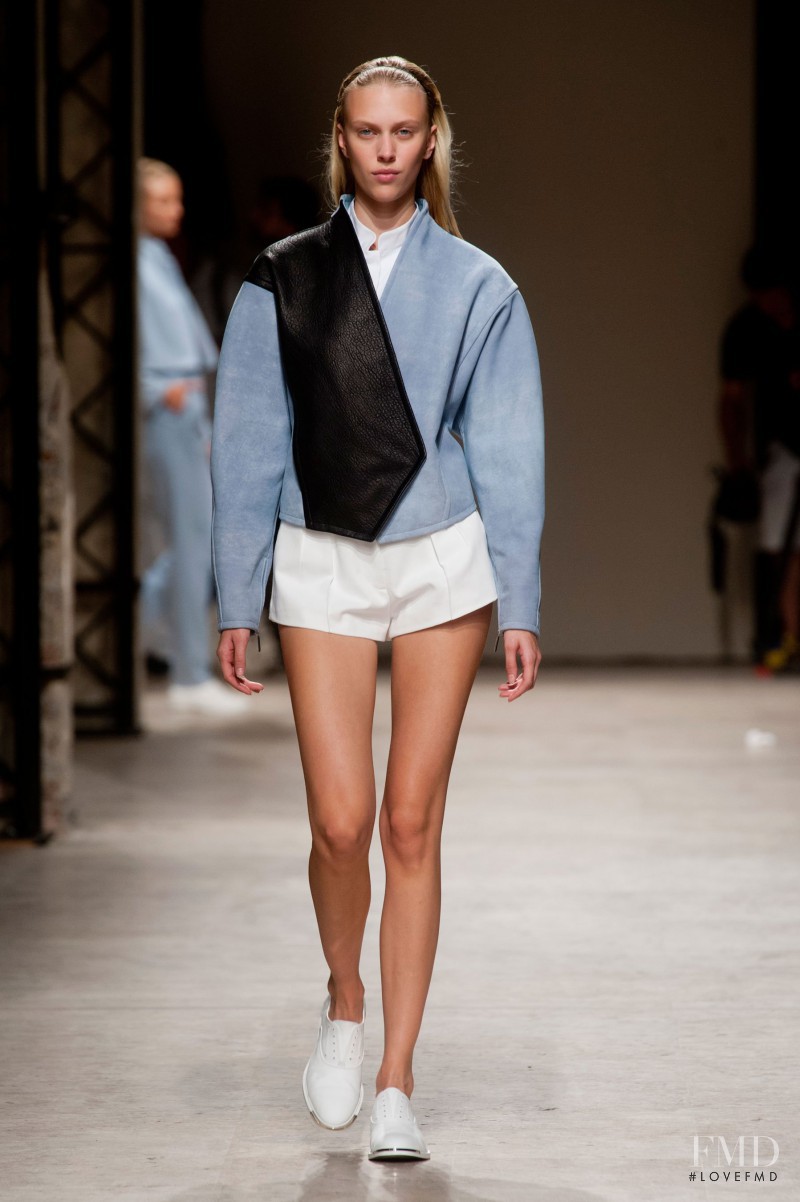 Juliana Schurig featured in  the Barbara Bui fashion show for Spring/Summer 2014