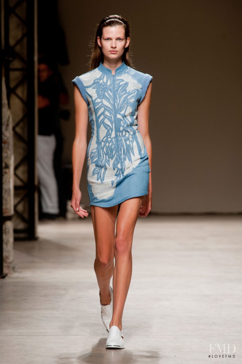 Bette Franke featured in  the Barbara Bui fashion show for Spring/Summer 2014