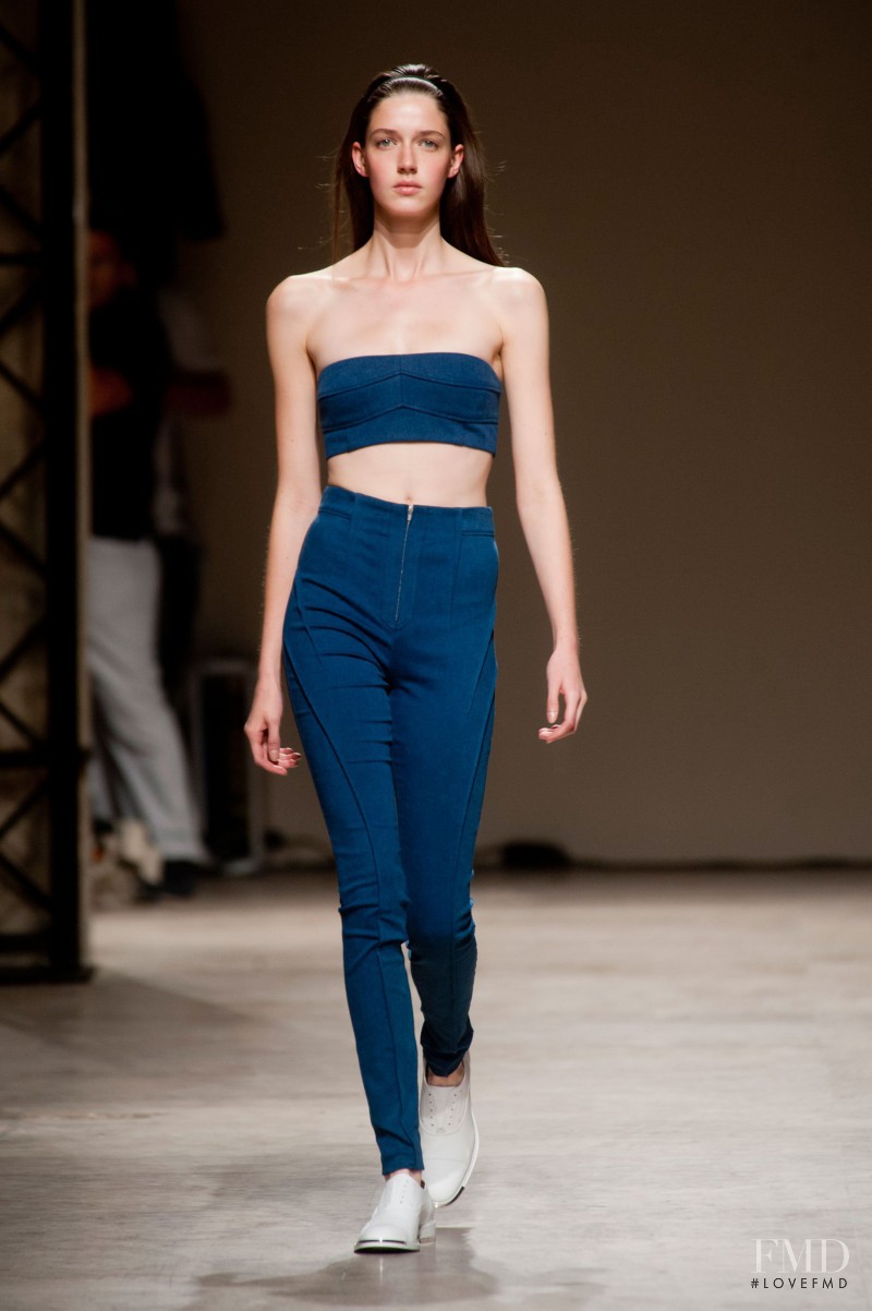 Josephine van Delden featured in  the Barbara Bui fashion show for Spring/Summer 2014