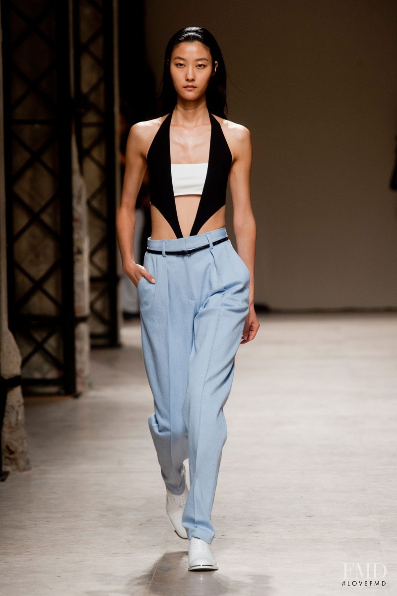 Ji Hye Park featured in  the Barbara Bui fashion show for Spring/Summer 2014