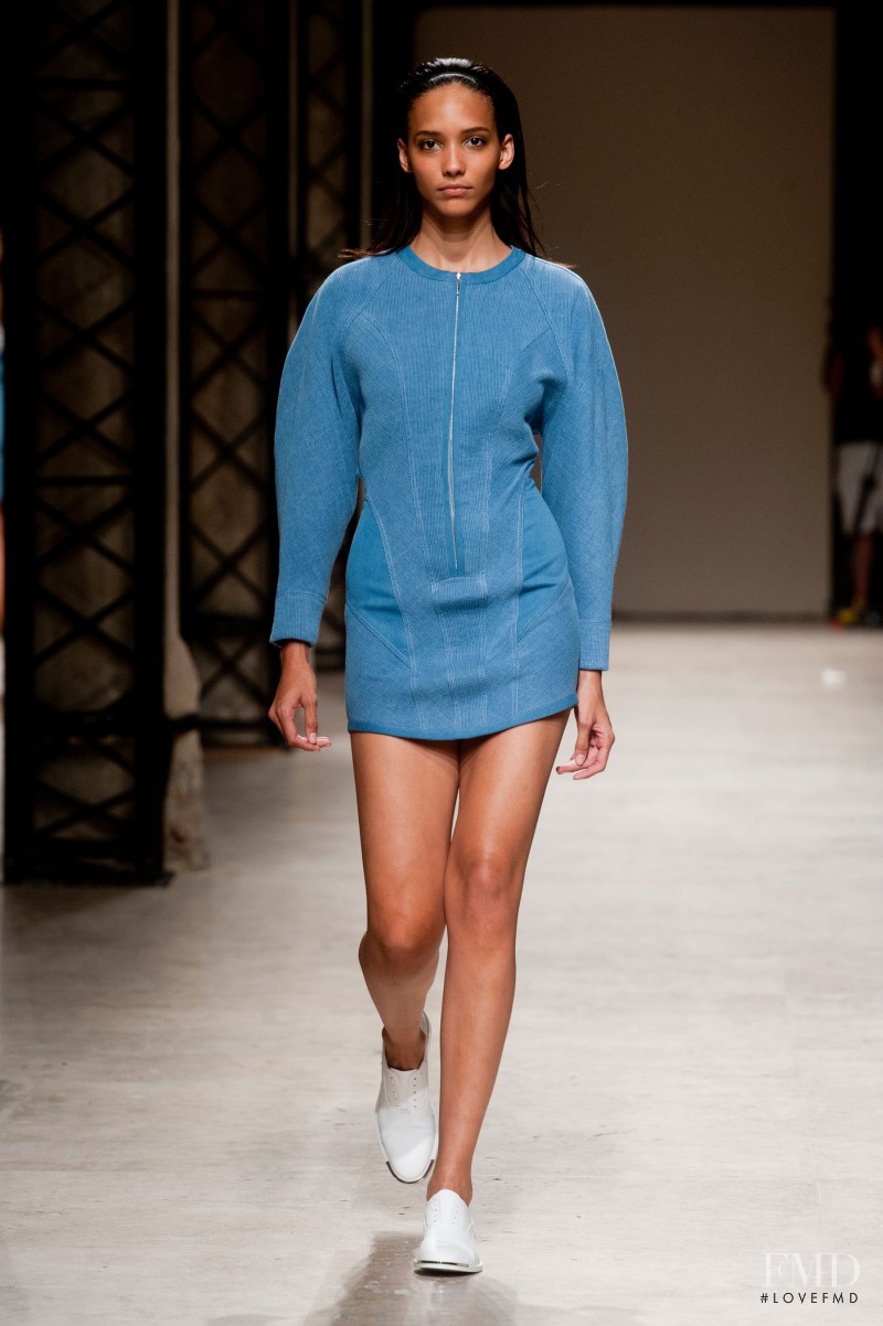 Cora Emmanuel featured in  the Barbara Bui fashion show for Spring/Summer 2014