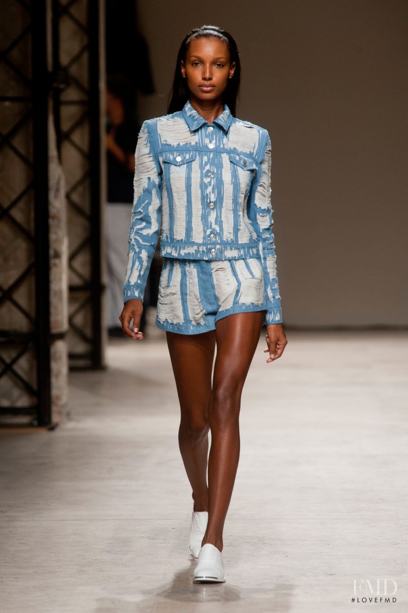 Jasmine Tookes featured in  the Barbara Bui fashion show for Spring/Summer 2014
