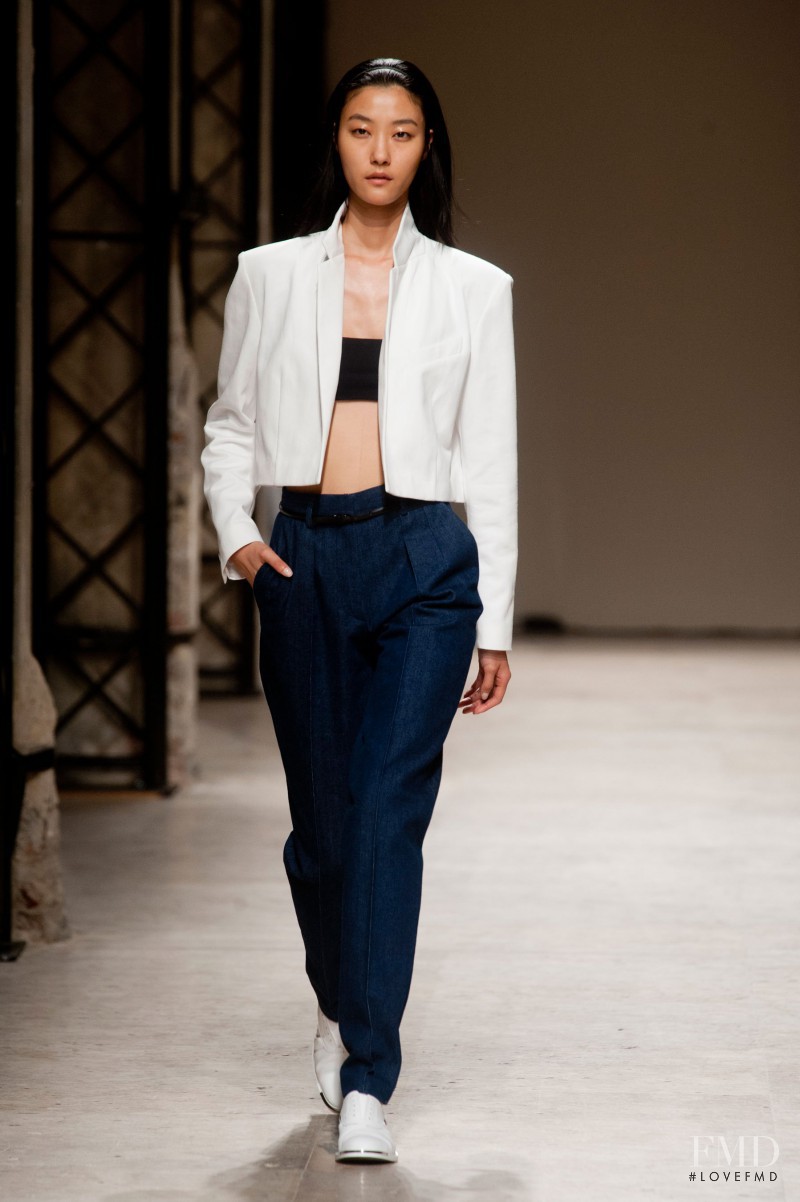 Ji Hye Park featured in  the Barbara Bui fashion show for Spring/Summer 2014