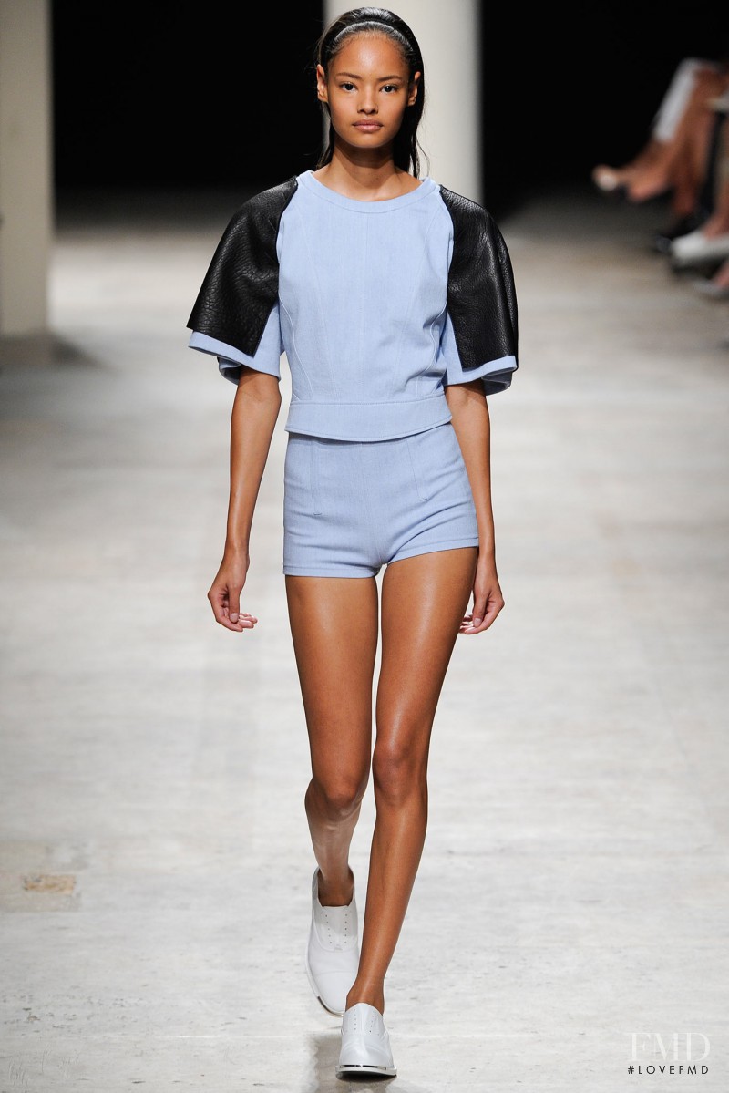 Malaika Firth featured in  the Barbara Bui fashion show for Spring/Summer 2014