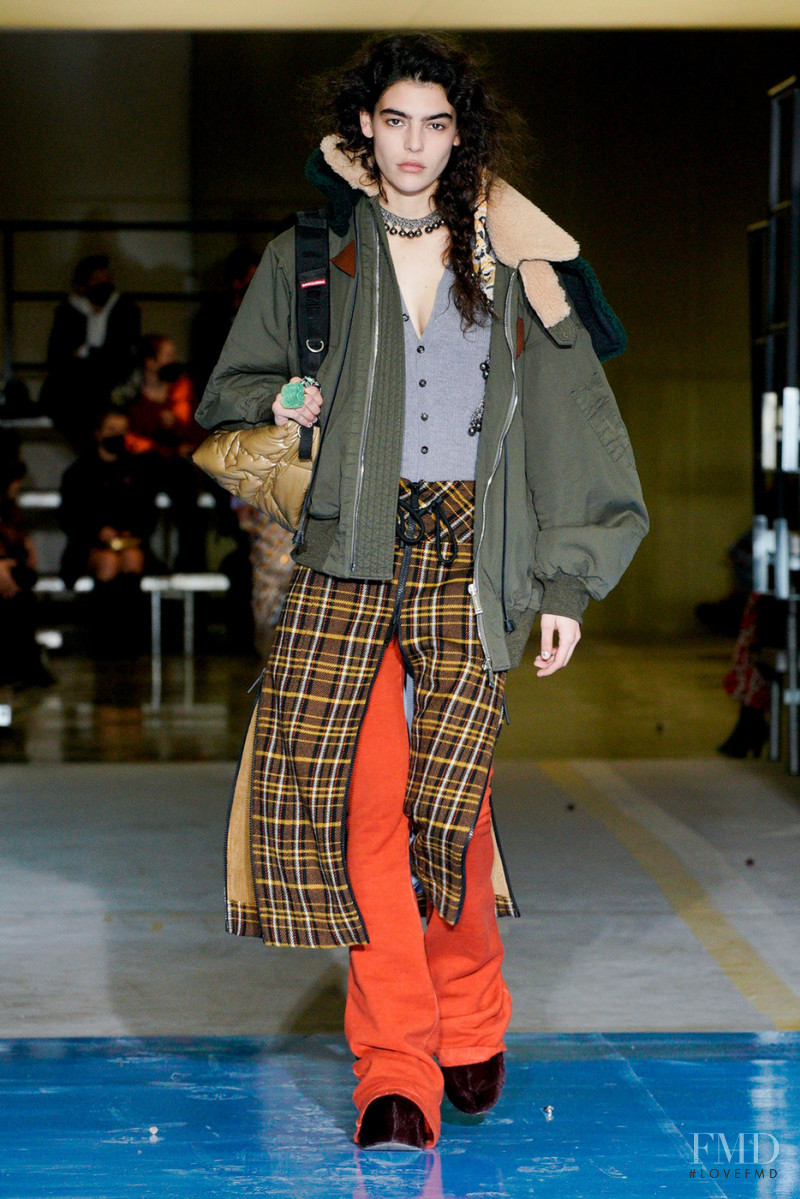 Julia Pacha featured in  the DSquared2 fashion show for Autumn/Winter 2022