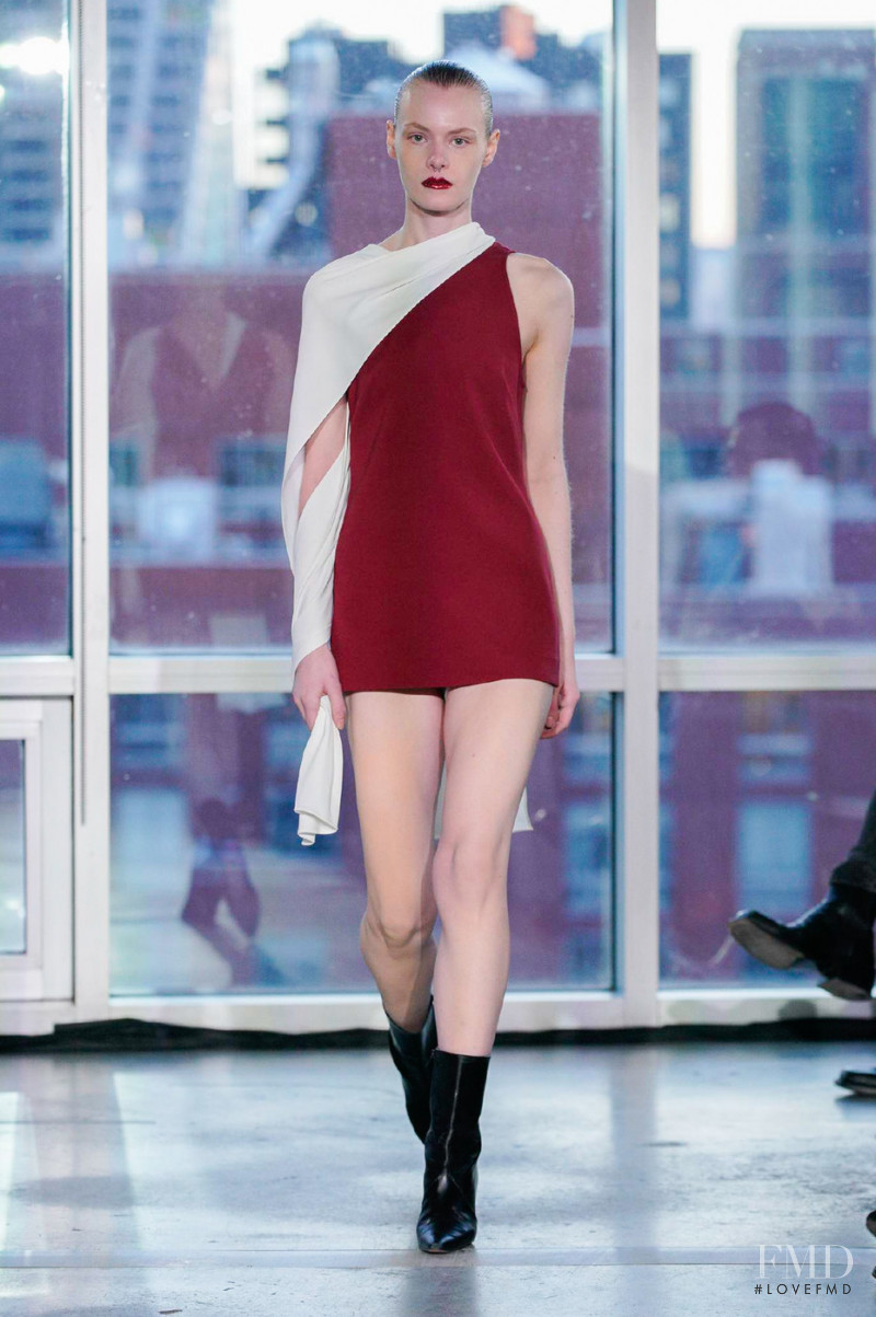 Hallie Hummer featured in  the Duncan fashion show for Autumn/Winter 2022