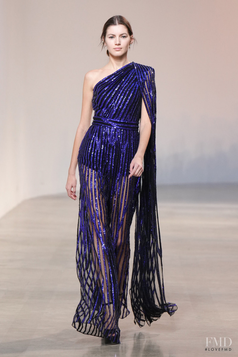 Valery Kaufman featured in  the Elie Saab fashion show for Autumn/Winter 2022