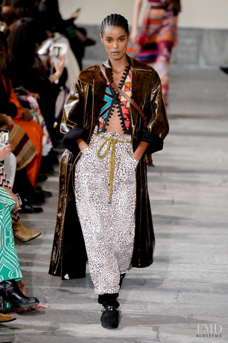 Malika Louback featured in  the Etro fashion show for Autumn/Winter 2022