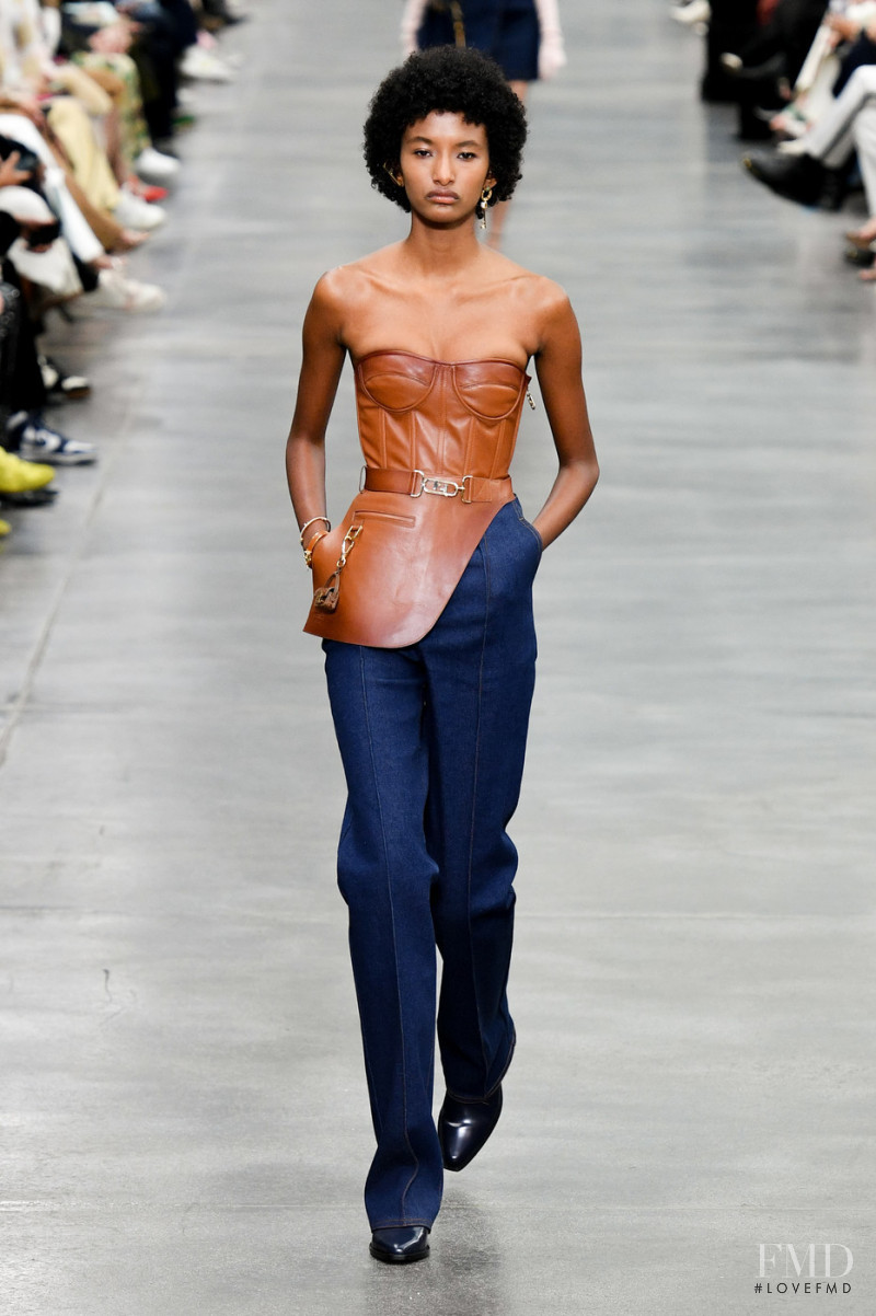 Camille Gilles featured in  the Fendi fashion show for Autumn/Winter 2022