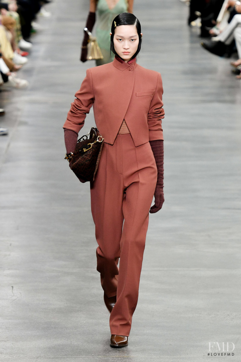 Chloe Oh featured in  the Fendi fashion show for Autumn/Winter 2022