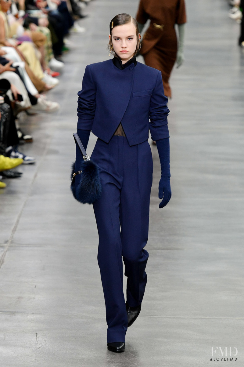 Gwen Weijers featured in  the Fendi fashion show for Autumn/Winter 2022