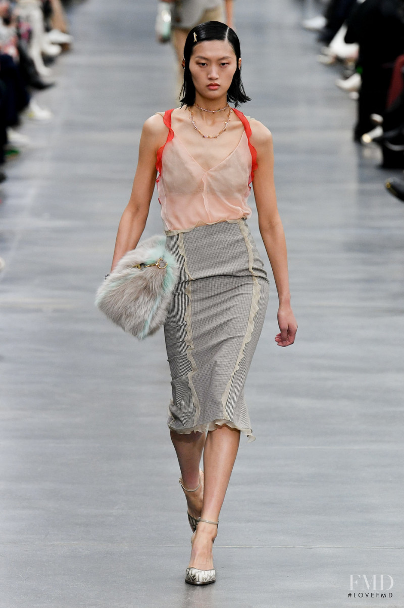 Yilan Hua featured in  the Fendi fashion show for Autumn/Winter 2022