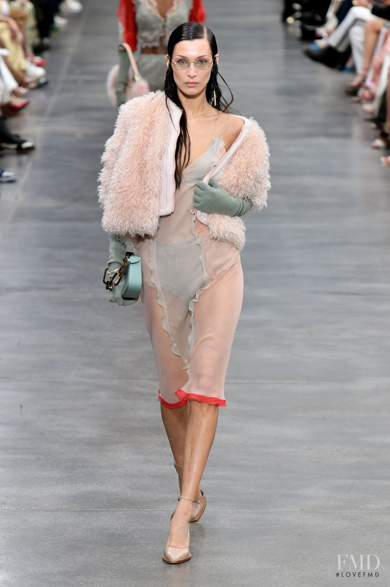 Bella Hadid featured in  the Fendi fashion show for Autumn/Winter 2022