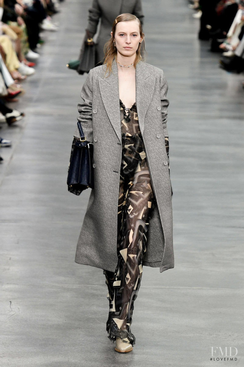Julia Nobis featured in  the Fendi fashion show for Autumn/Winter 2022