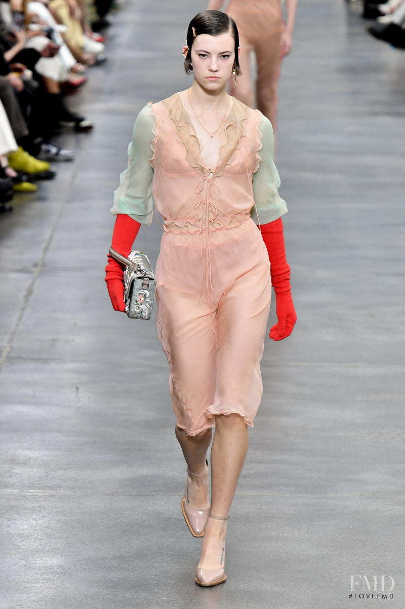 Dana Smith featured in  the Fendi fashion show for Autumn/Winter 2022