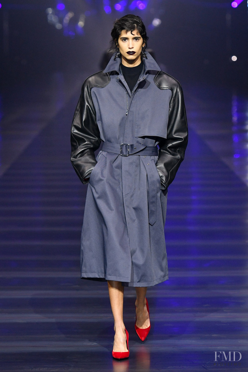 Mica Arganaraz featured in  the Ferrari Concept fashion show for Autumn/Winter 2022