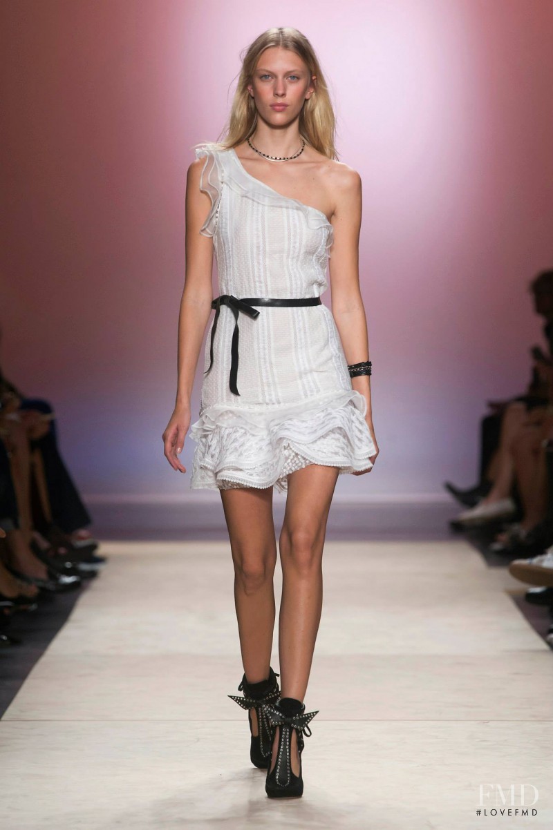 Juliana Schurig featured in  the Isabel Marant fashion show for Spring/Summer 2014