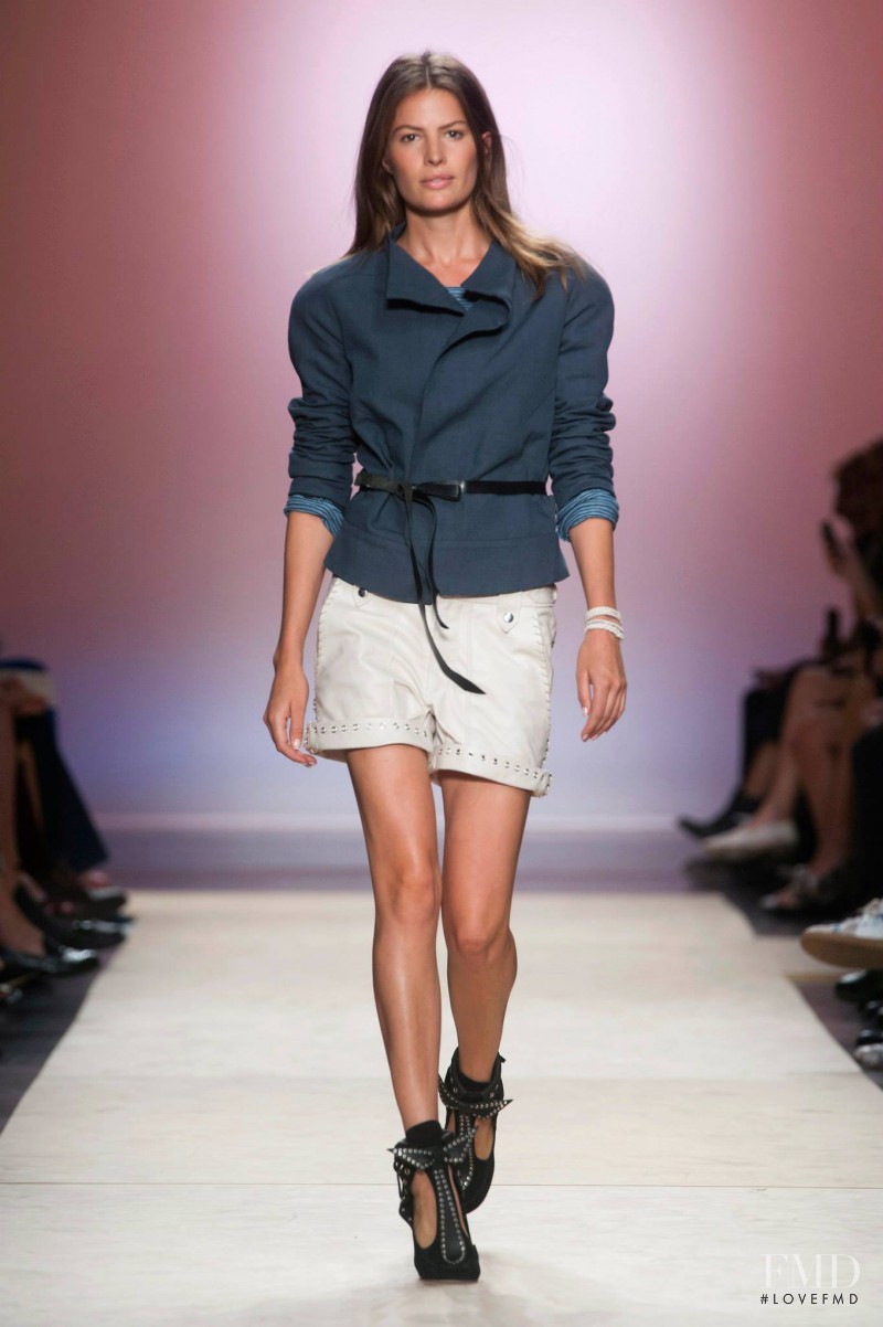 Cameron Russell featured in  the Isabel Marant fashion show for Spring/Summer 2014