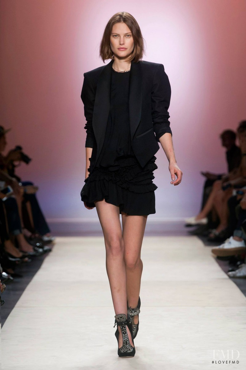 Catherine McNeil featured in  the Isabel Marant fashion show for Spring/Summer 2014