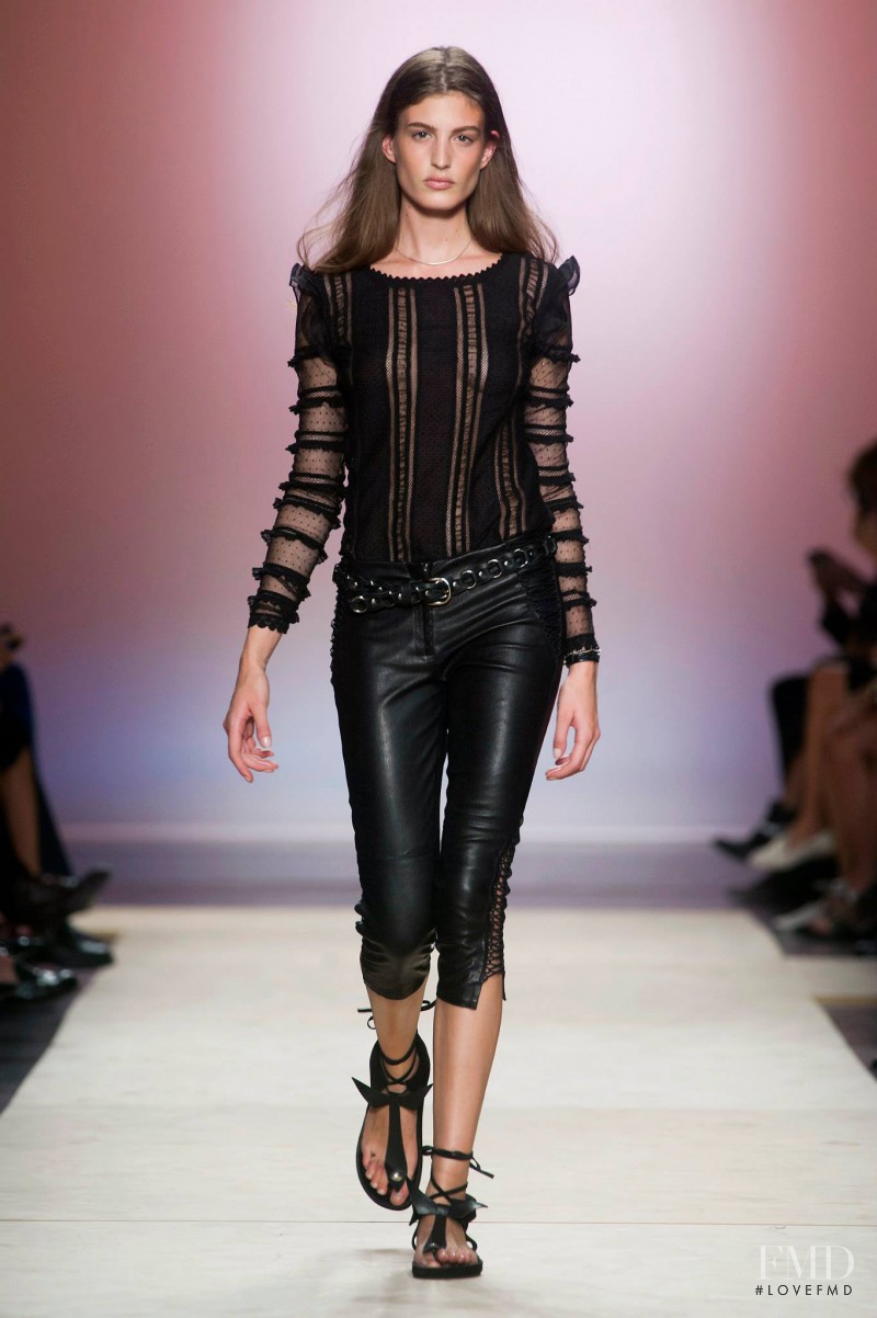 Elodia Prieto featured in  the Isabel Marant fashion show for Spring/Summer 2014