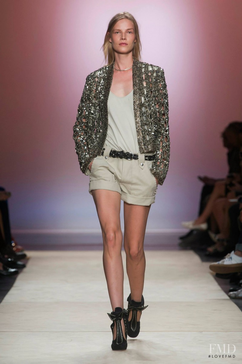 Suvi Koponen featured in  the Isabel Marant fashion show for Spring/Summer 2014