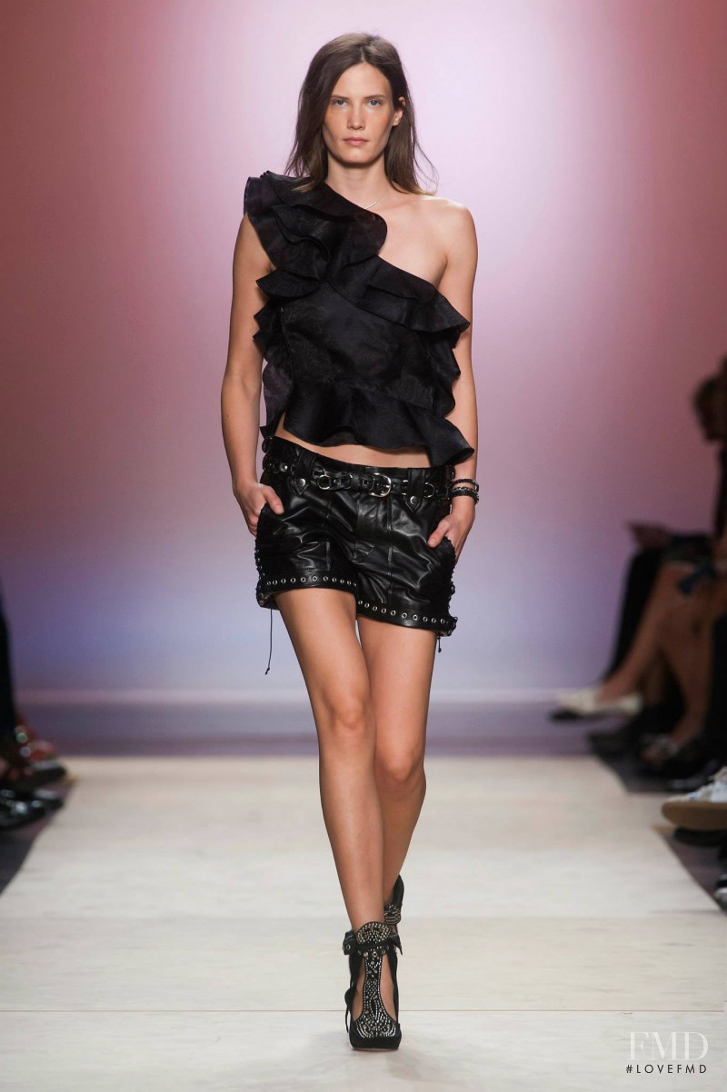 Drake Burnette featured in  the Isabel Marant fashion show for Spring/Summer 2014