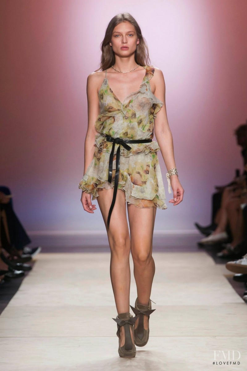 Svetlana Zakharova featured in  the Isabel Marant fashion show for Spring/Summer 2014