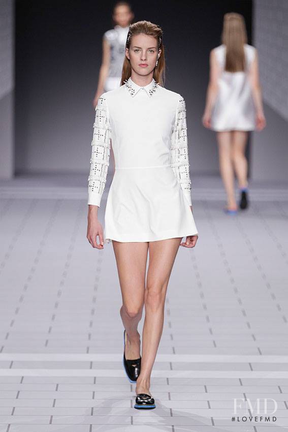 Julia Frauche featured in  the Viktor & Rolf fashion show for Spring/Summer 2014