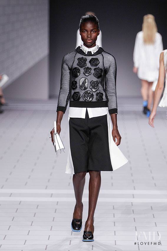 Jeneil Williams featured in  the Viktor & Rolf fashion show for Spring/Summer 2014