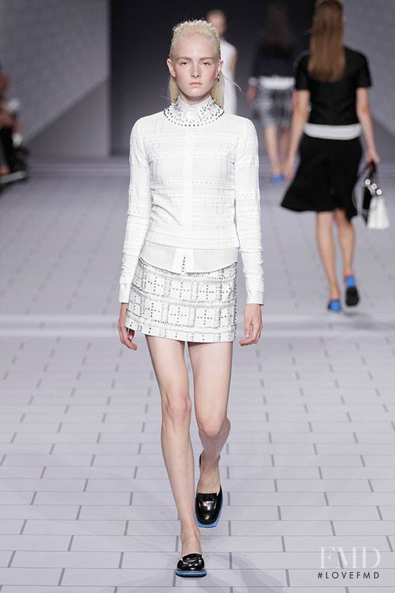 Maja Salamon featured in  the Viktor & Rolf fashion show for Spring/Summer 2014