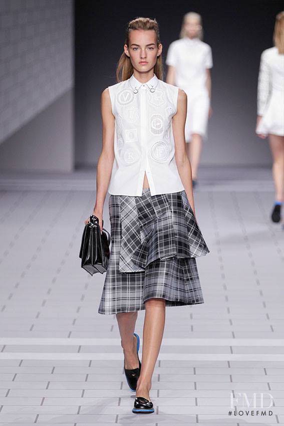 Maartje Verhoef featured in  the Viktor & Rolf fashion show for Spring/Summer 2014